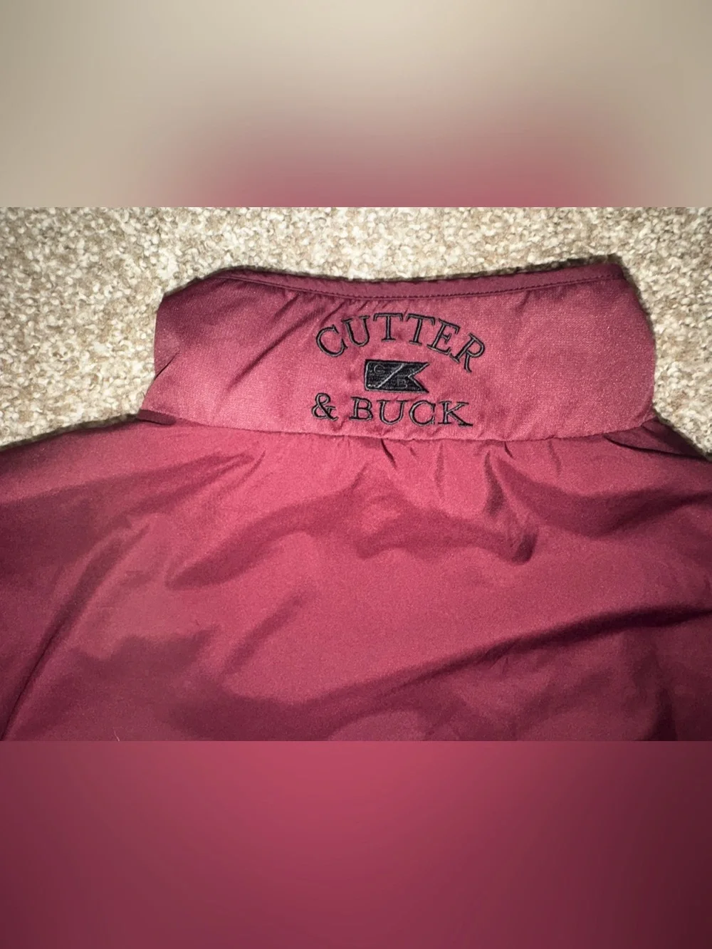 Cutter & Buck lightweight burgundy